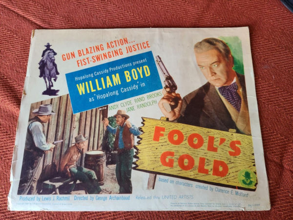 Fool's Gold 1946 Western Lobby Cards