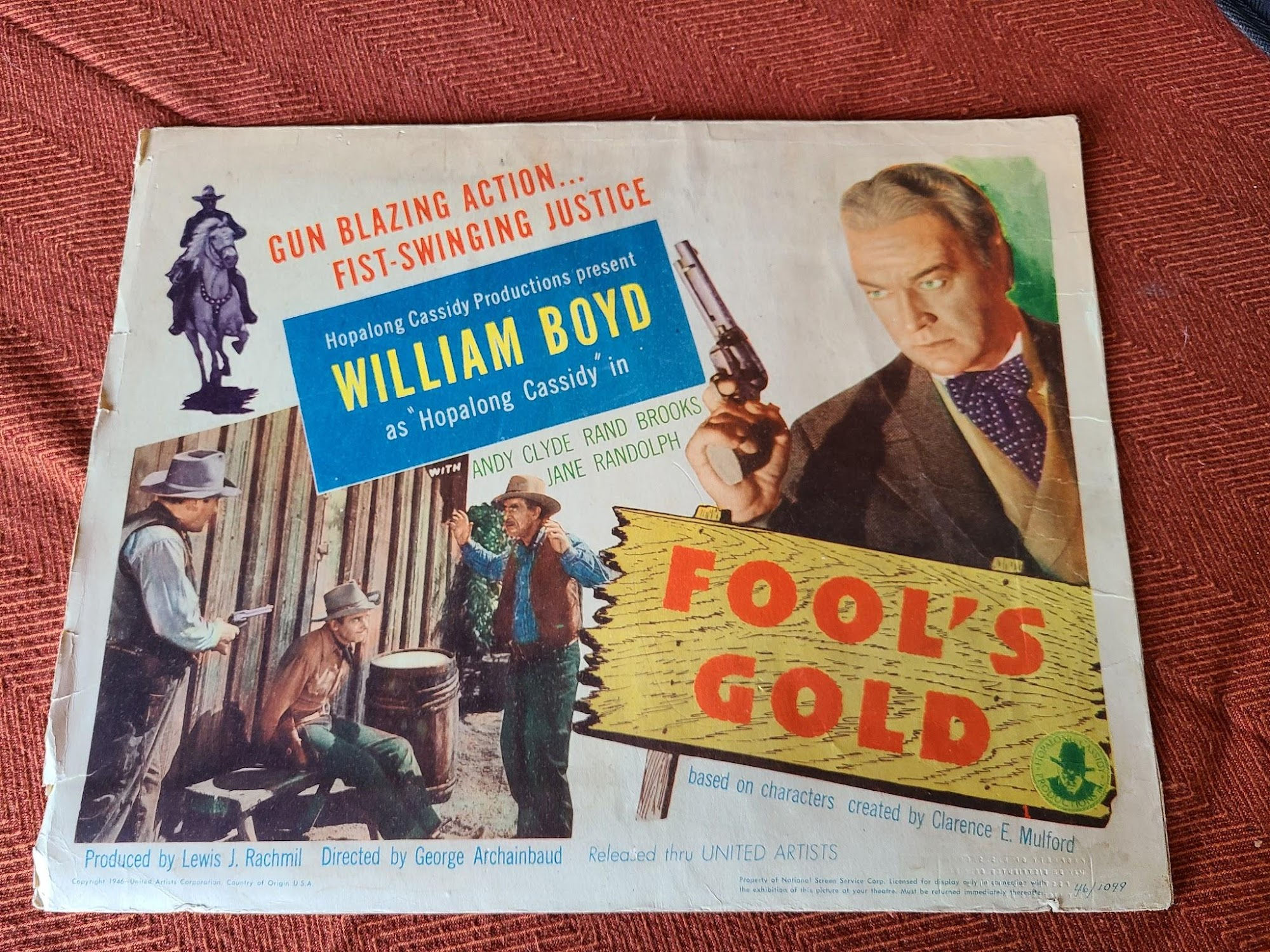 Fool's Gold 1946 Western Lobby Cards