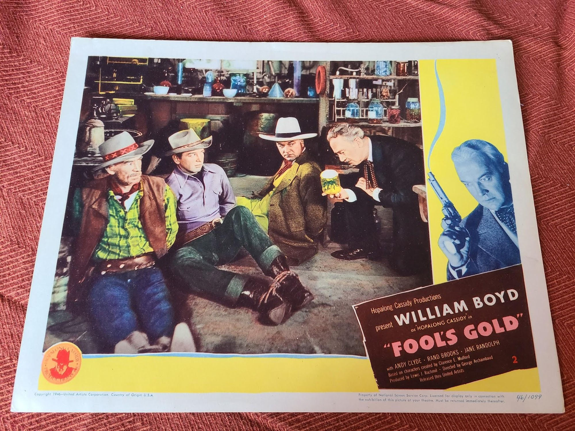 Fool's Gold 1946 Western Lobby Cards