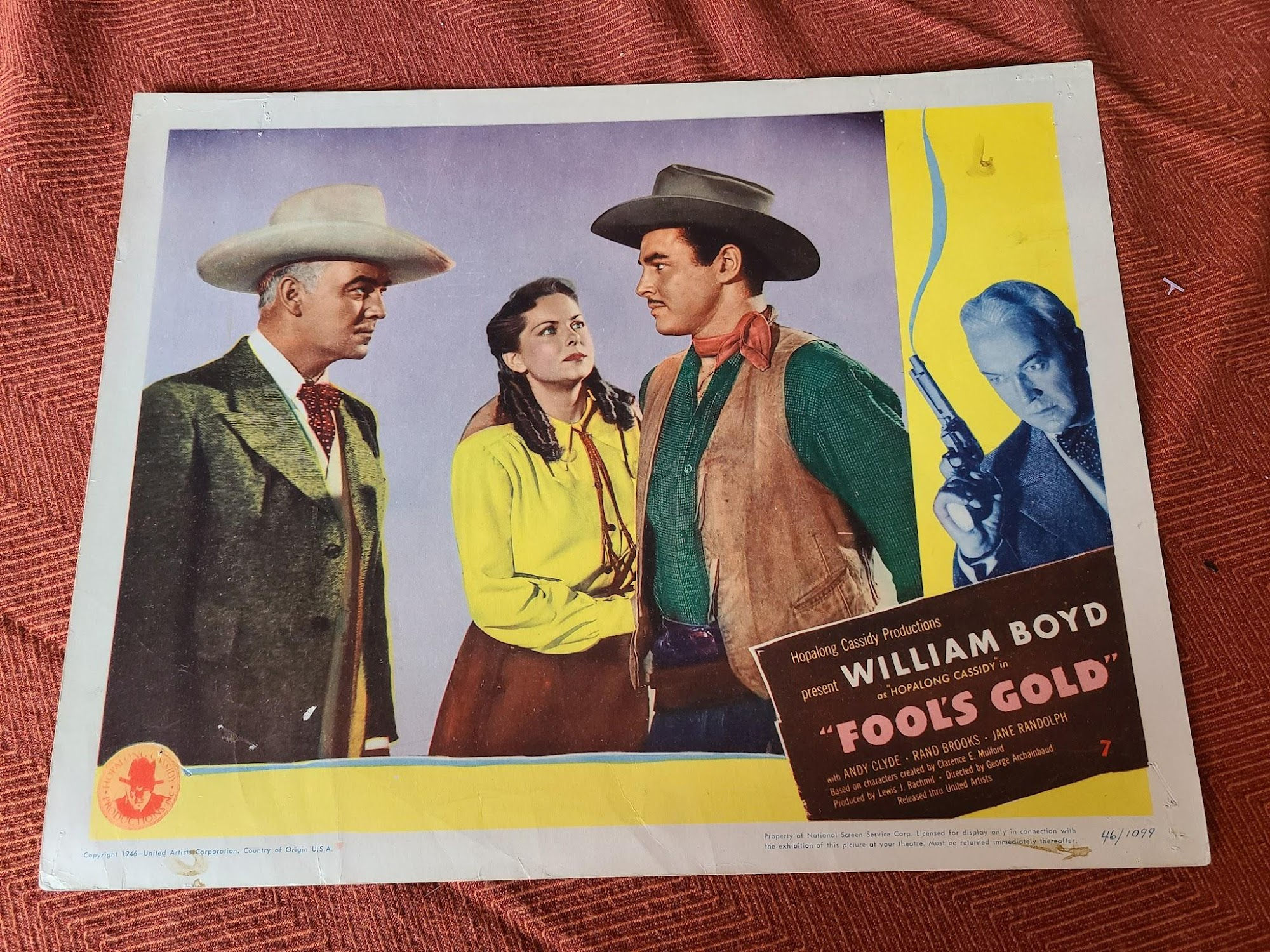 Fool's Gold 1946 Western Lobby Cards