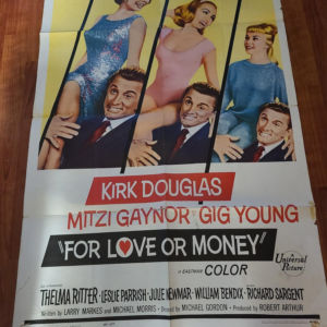 For Love or Money 1963 1 Sheets/US