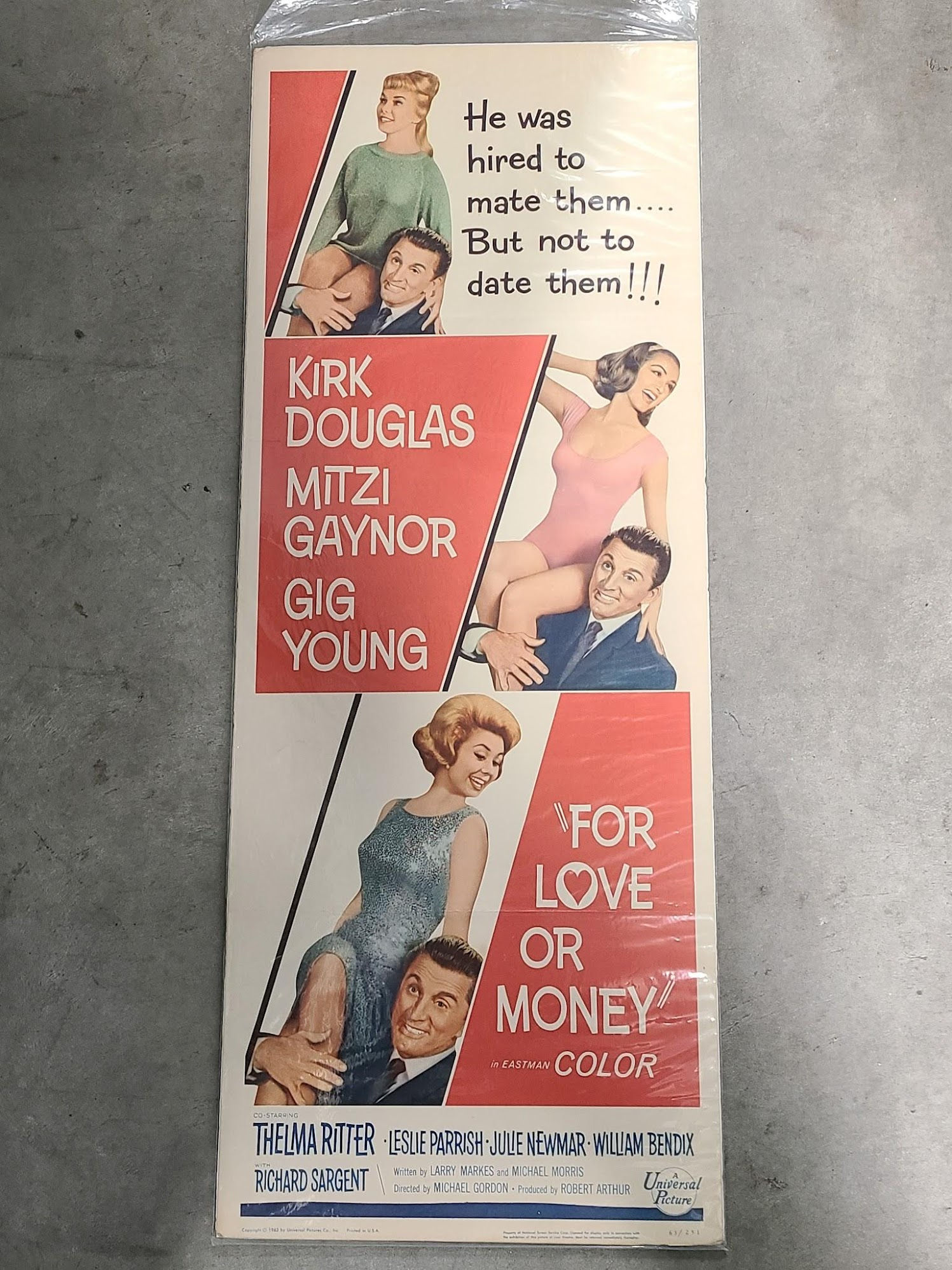 For Love or Money 1963 Inserts