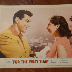 For The First Time 1959 General Lobby Cards