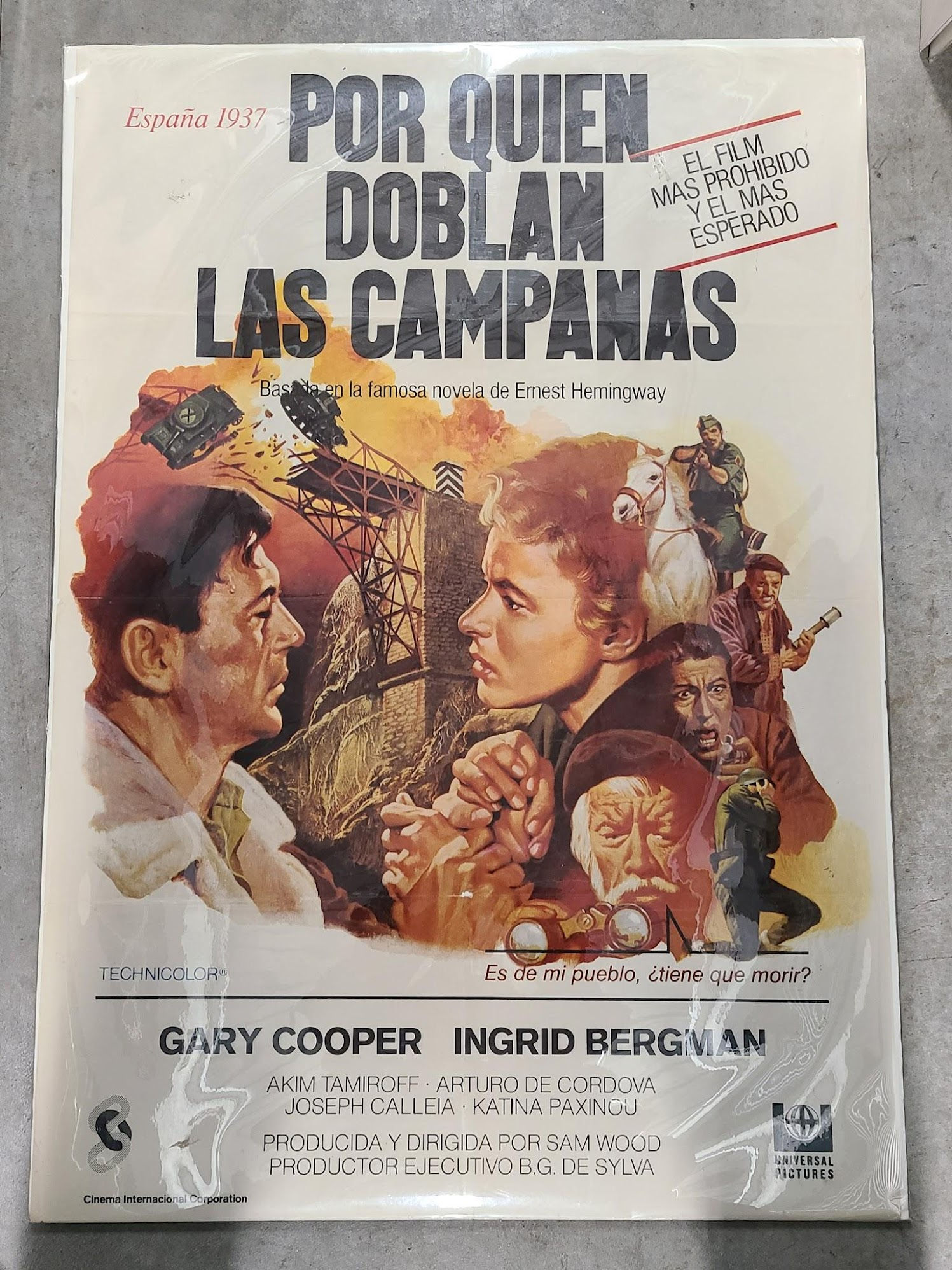 For Whom The Bells Toll 1943 1 Sheets/US