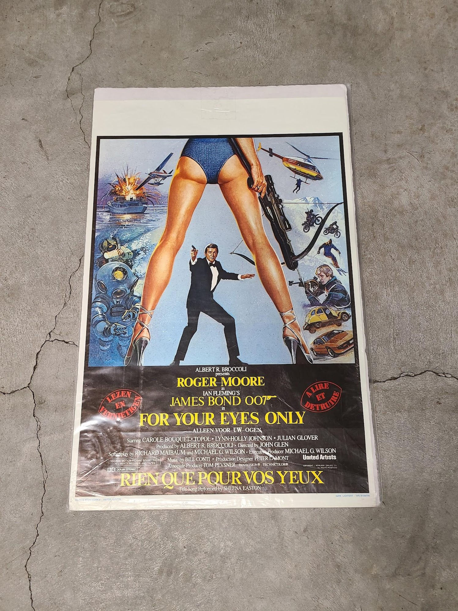 For Your Eyes Only 1981 Belgium