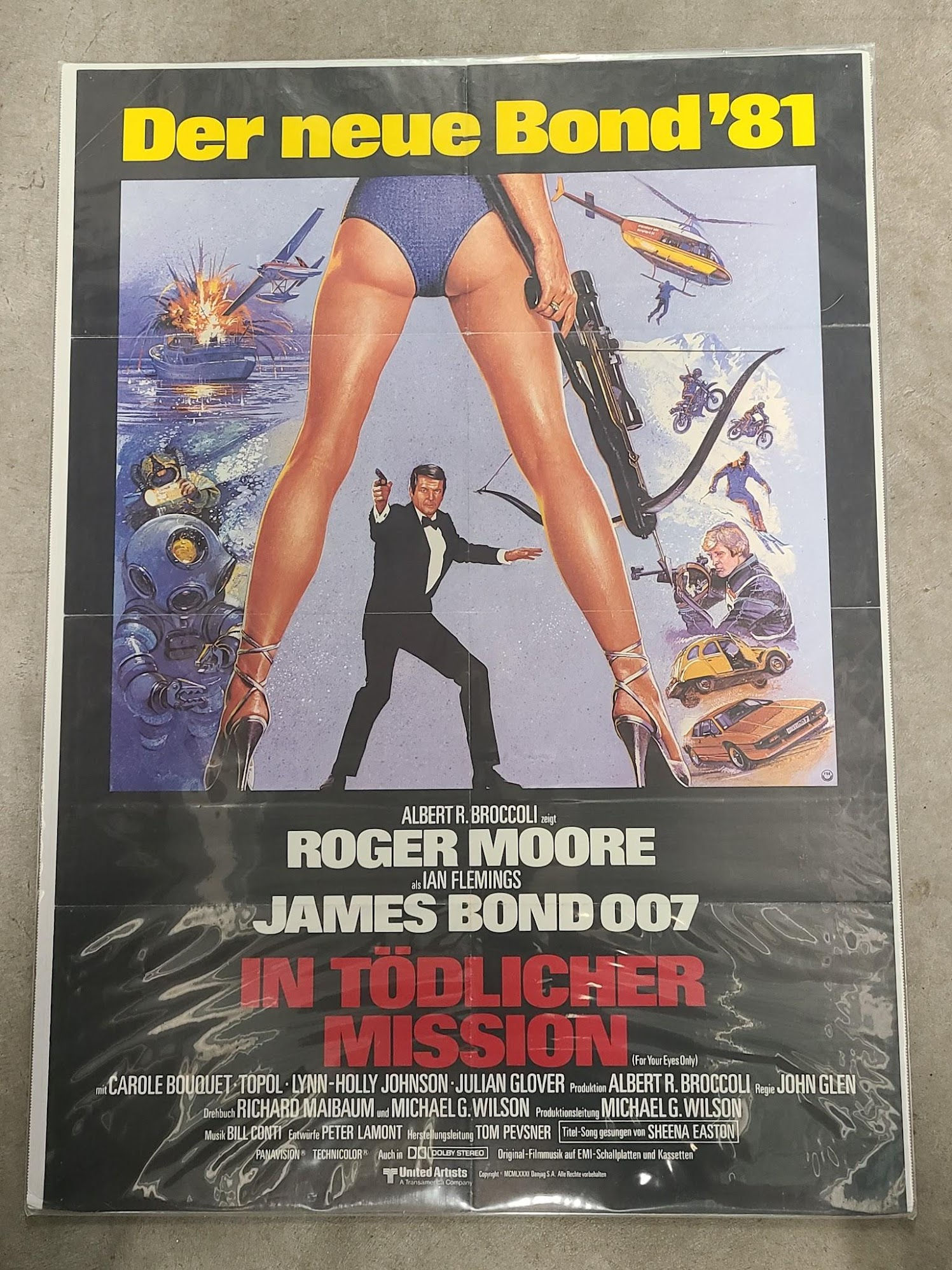 For Your Eyes Only 1981 German