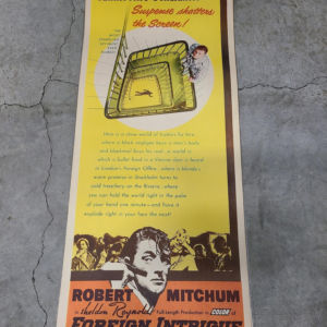 Foreign Intrigue 1956 Inserts