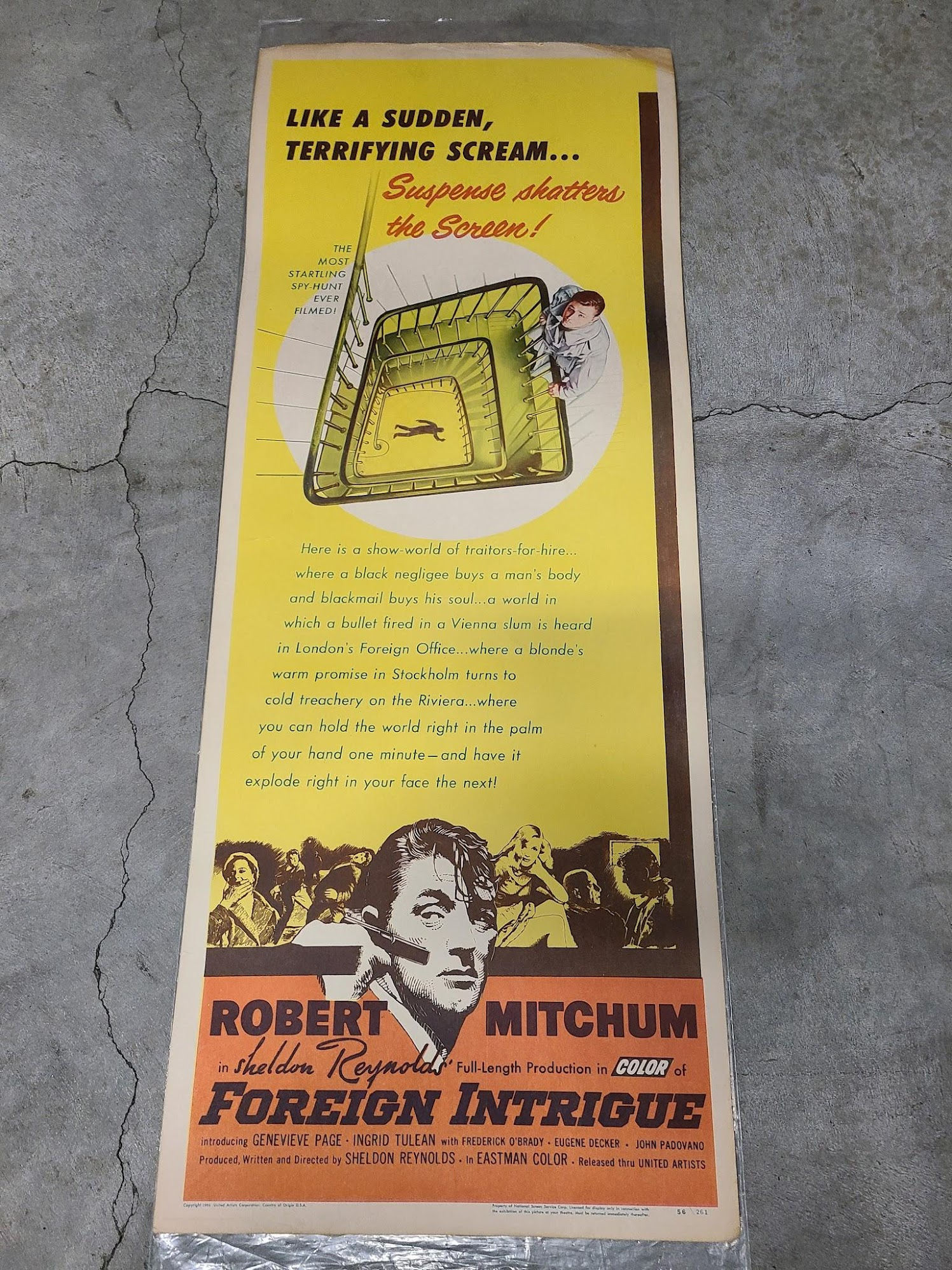 Foreign Intrigue 1956 Inserts