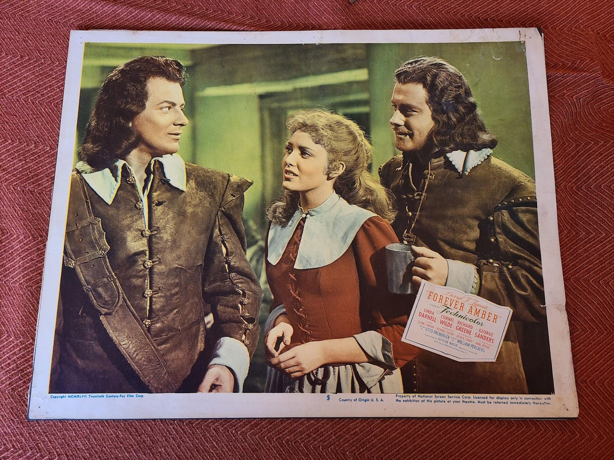 Forever Amber 1947 General Lobby Cards