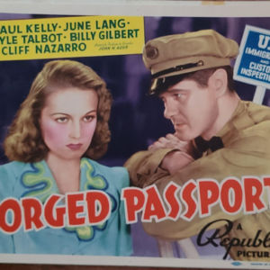 Forged Passport 1939 Title Cards