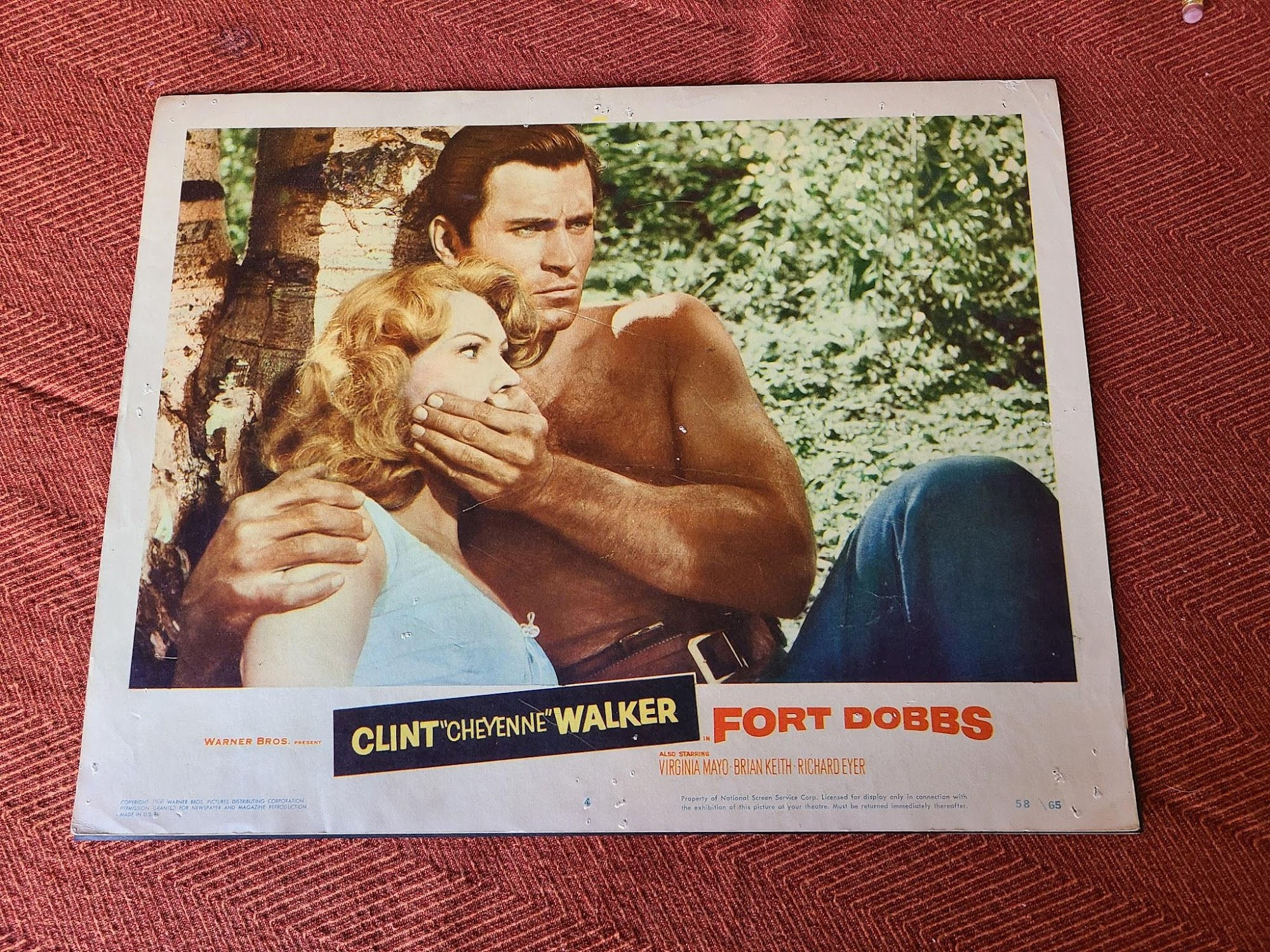 Fort Dobbs 1958 Western Lobby Cards