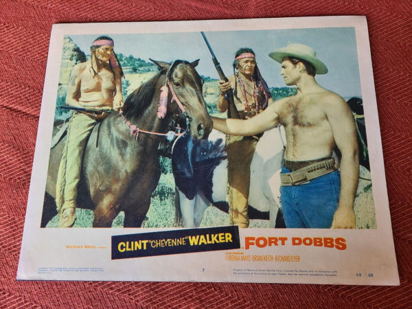 Fort Dobbs 1958 Western Lobby Cards