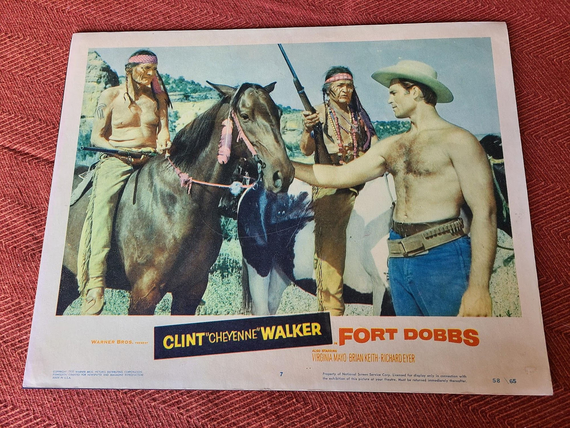 Fort Dobbs 1958 Western Lobby Cards