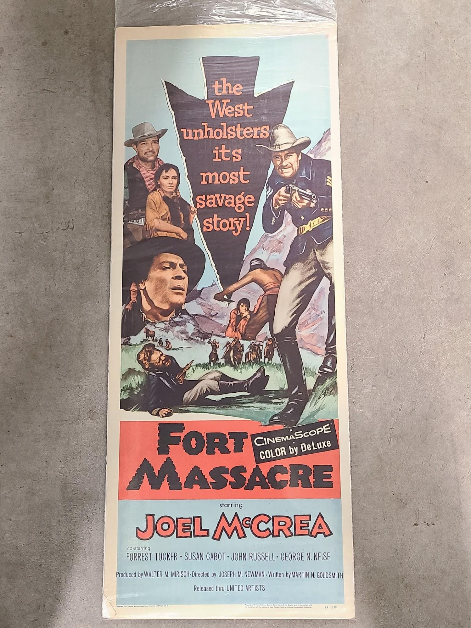 Fort Massacre 1958 Inserts