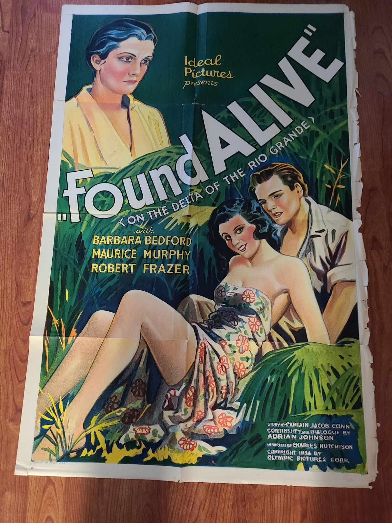 Found Alive 1934 1 Sheets/US