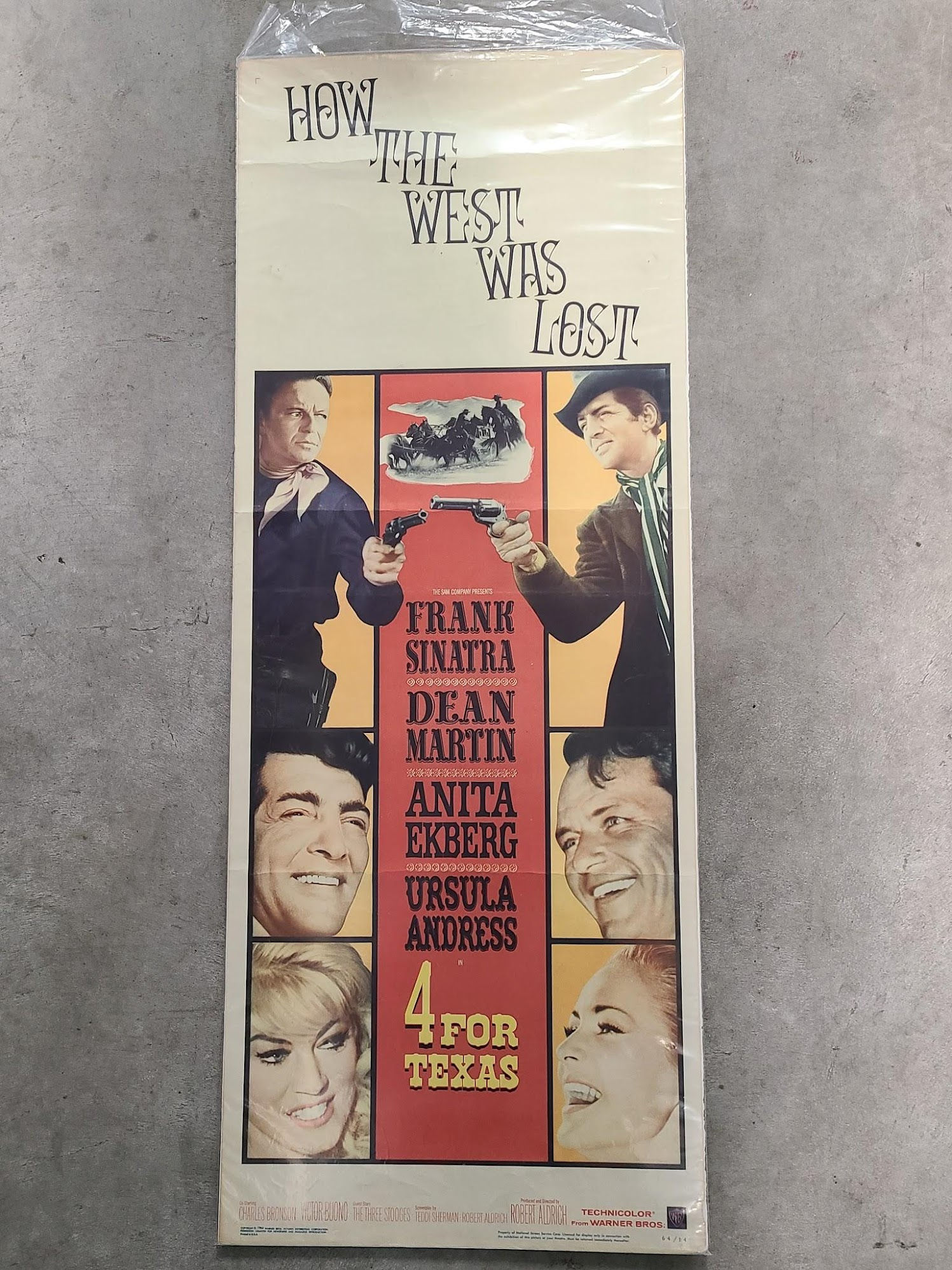 Four For Texas 1963 Inserts