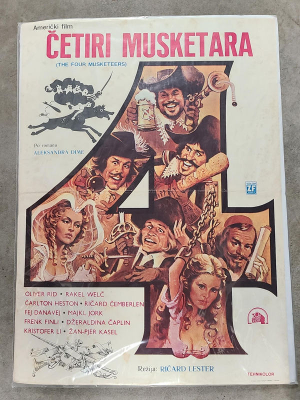 Four Musketeers 1974 Yugo/Turkish