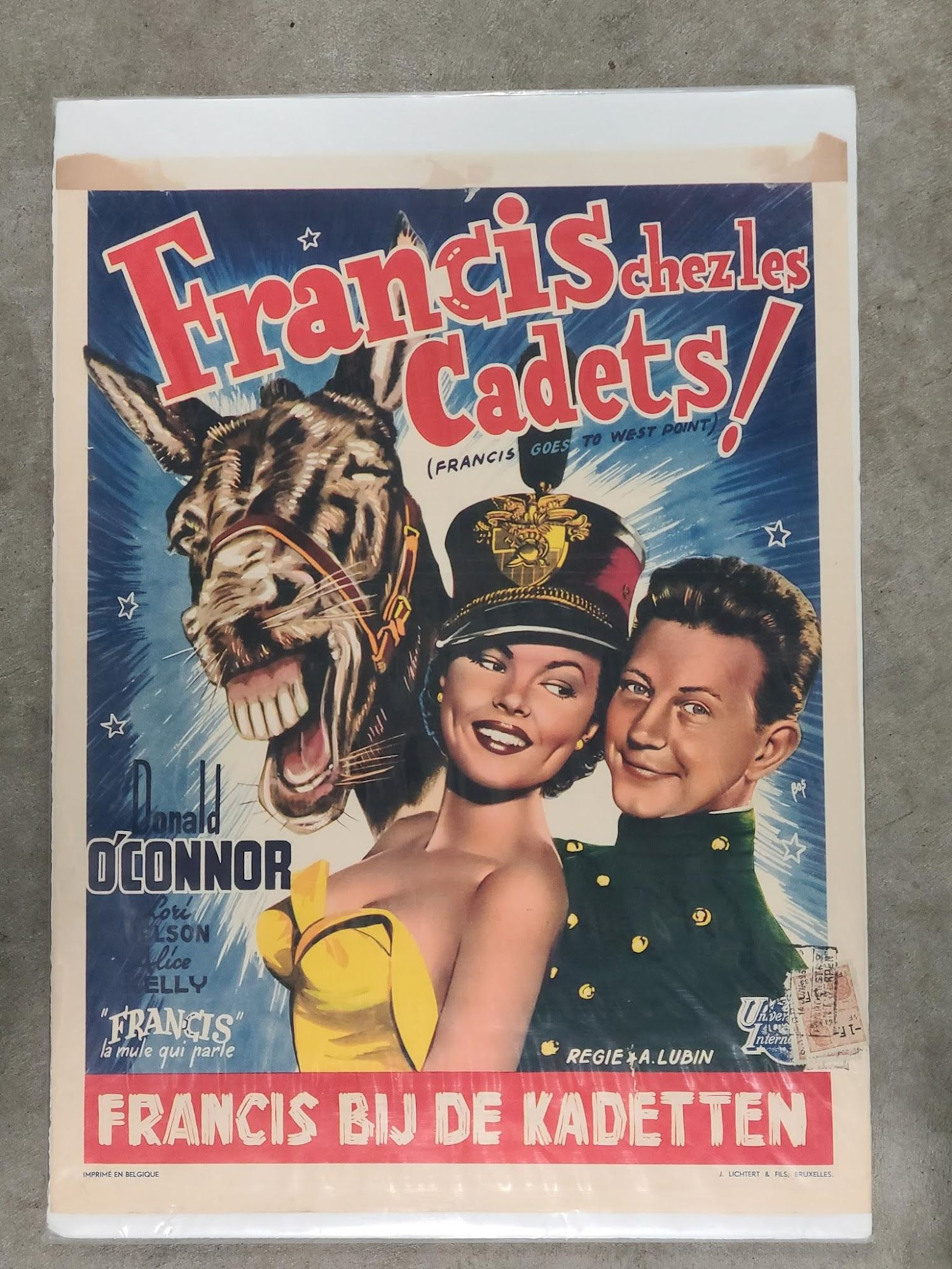 Francis Goes To West Point 1952 Belgium