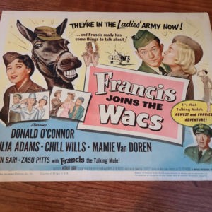 Francis Joins The Wacs 1954 Title Cards