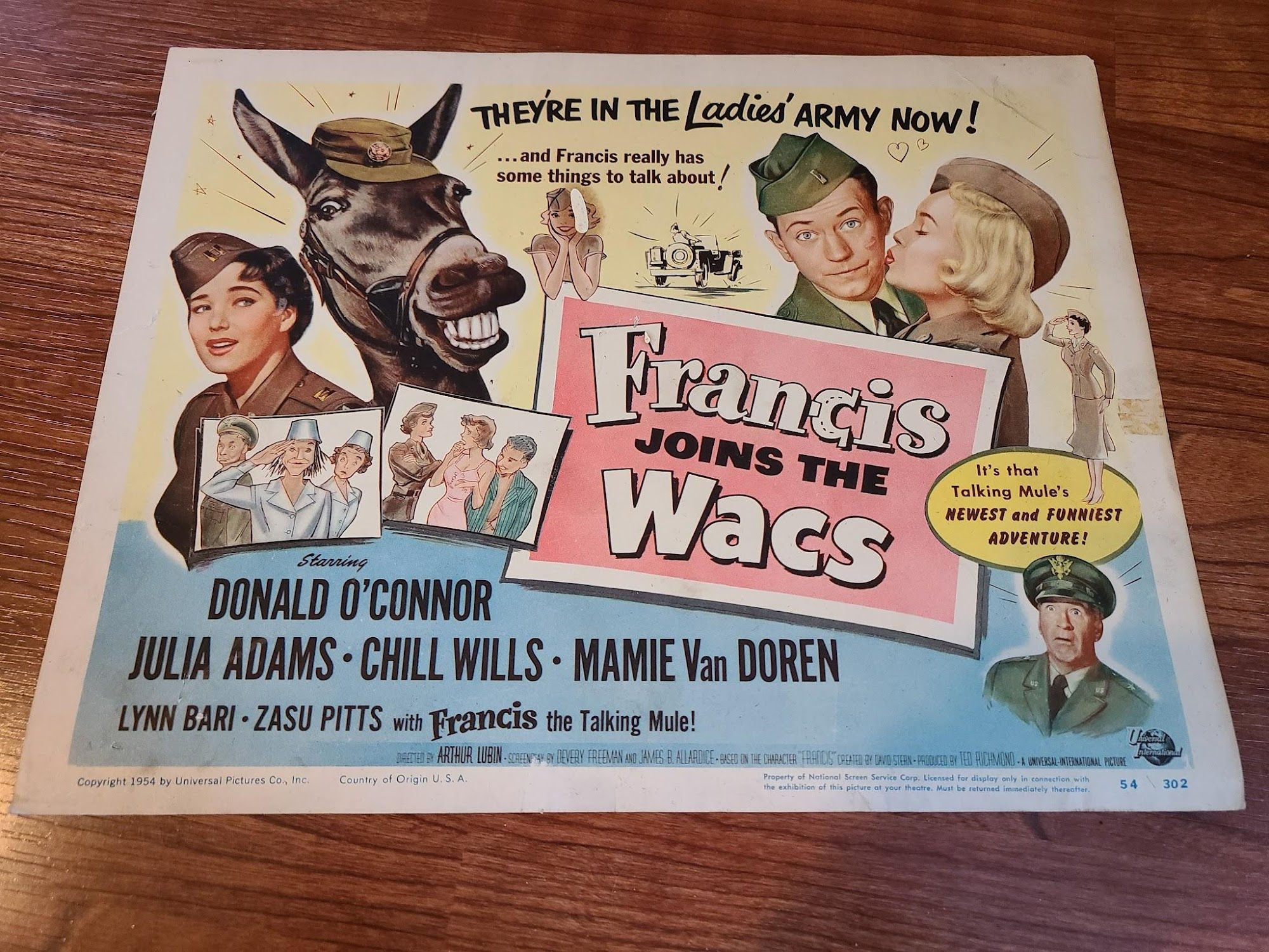 Francis Joins The Wacs 1954 Title Cards