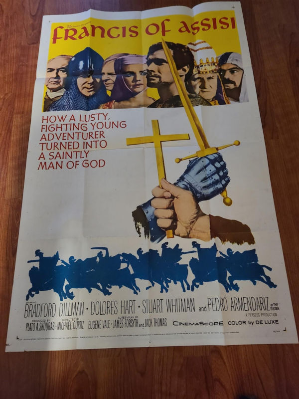 Francis of Assisi 1961 1 Sheets/US