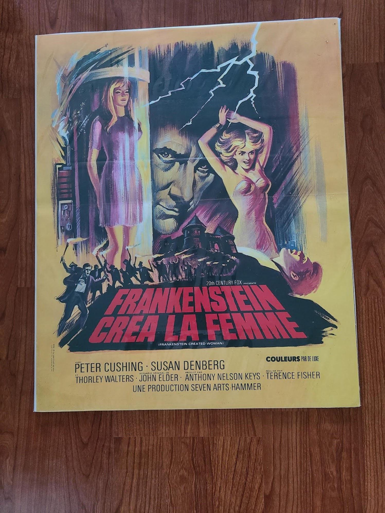 Frankenstein Created Womam 1967 French