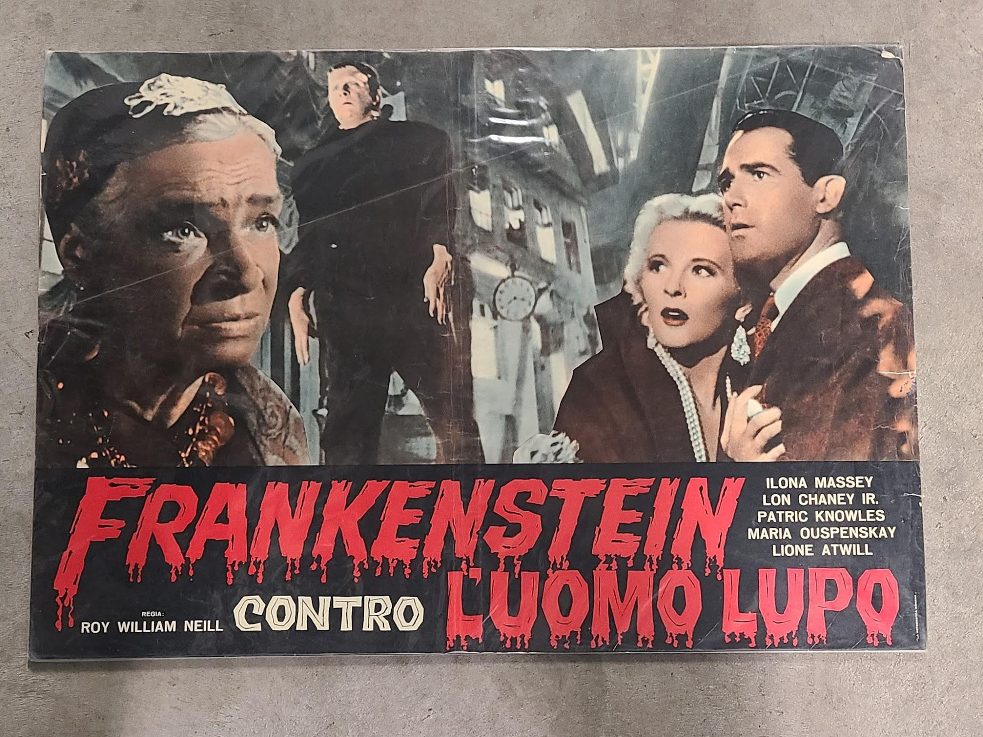 Frankenstein Vs. Wolfman 1943 Fotobusta
