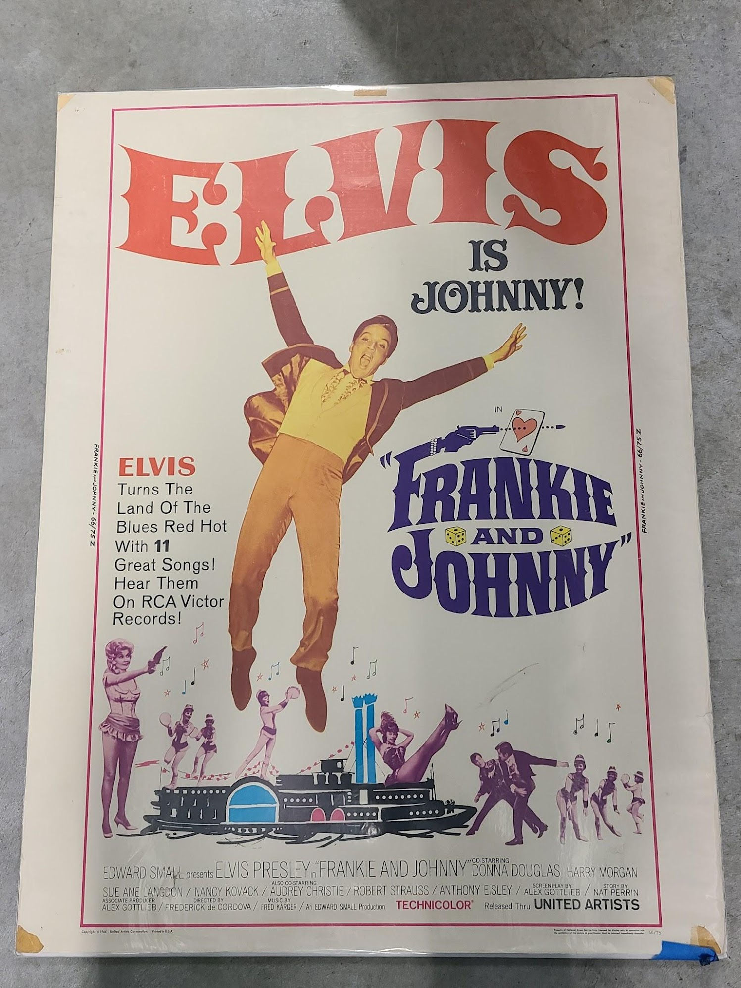 Frankie And Johnny 1966 UK/US 30x40
