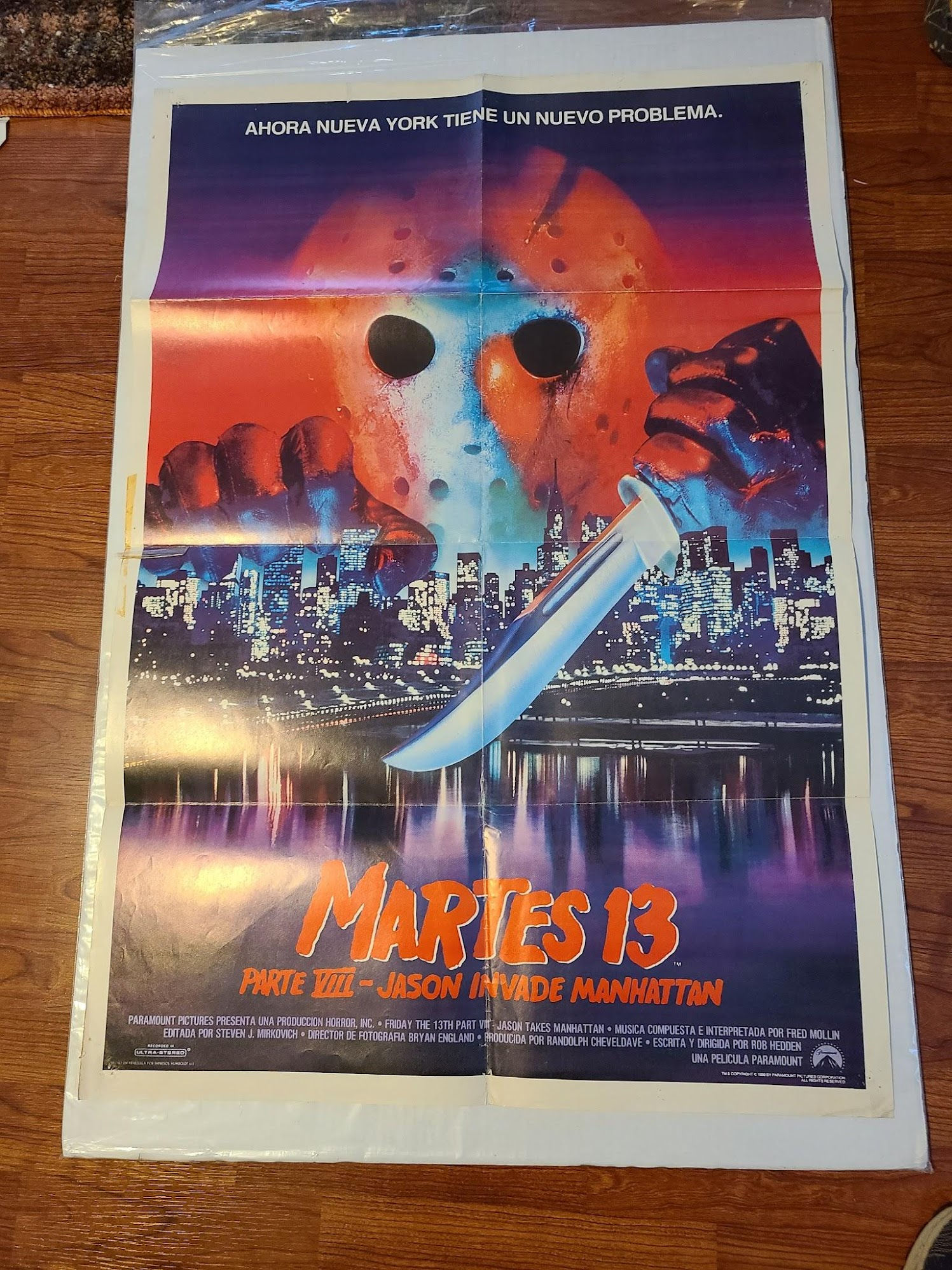 Frdiay The 13th Part VIII 1989 1 Sheets/US