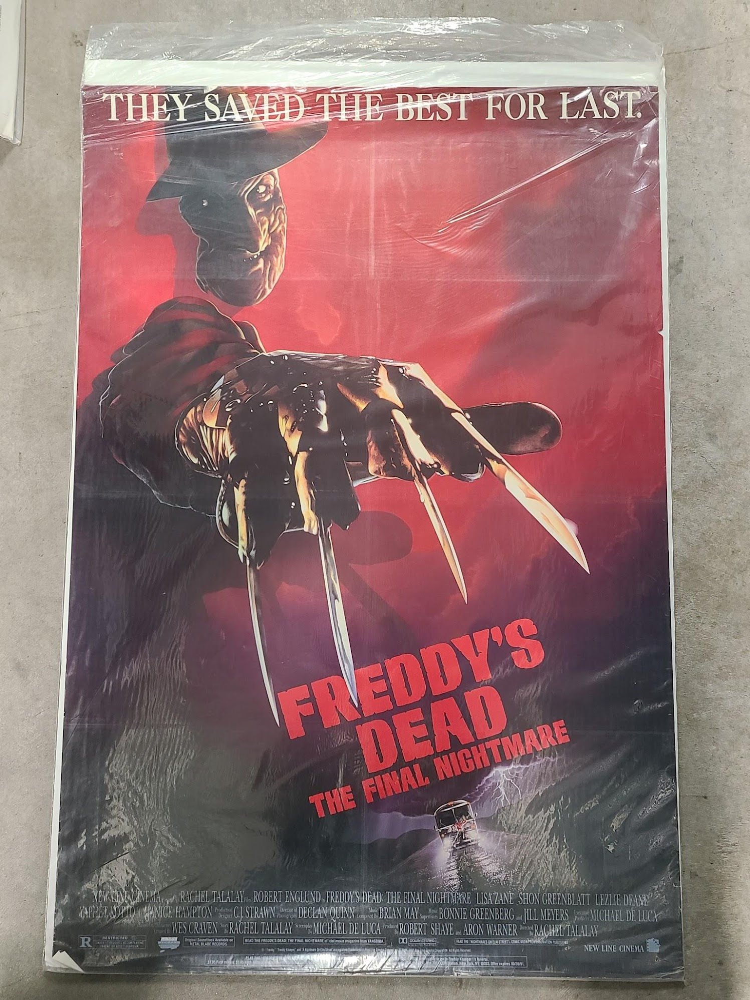 Freddy's Dead: The Final Nightmare 1990 1 Sheets/US