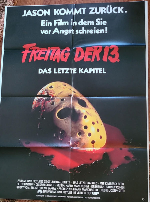 Friday the 13th: Final Chapter 1984 German