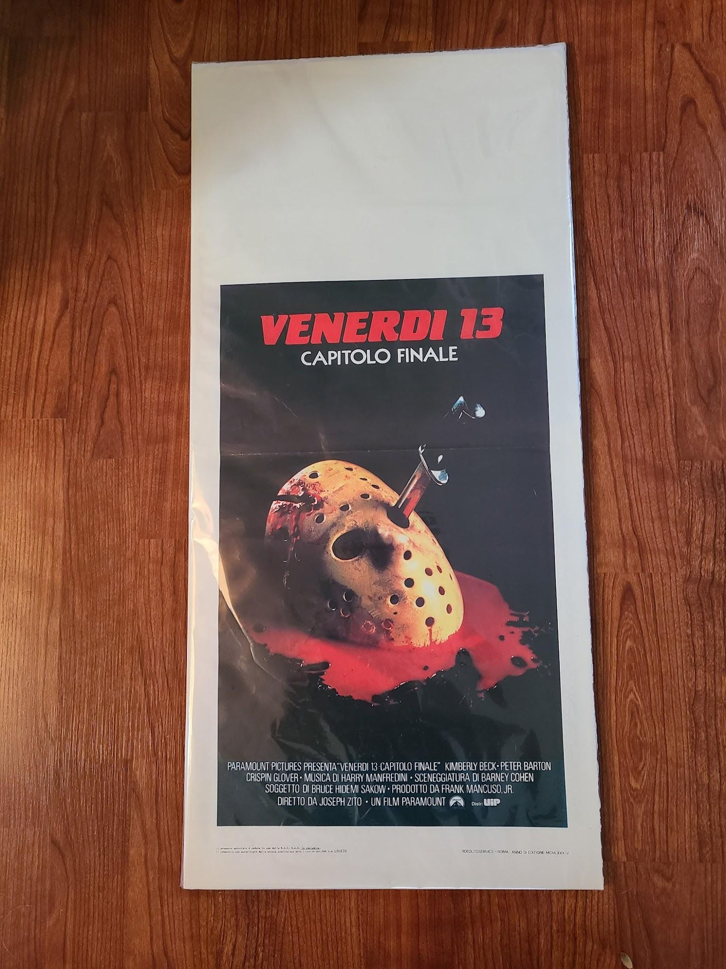 Friday The 13th; The Final Chapter 1984 Locodina