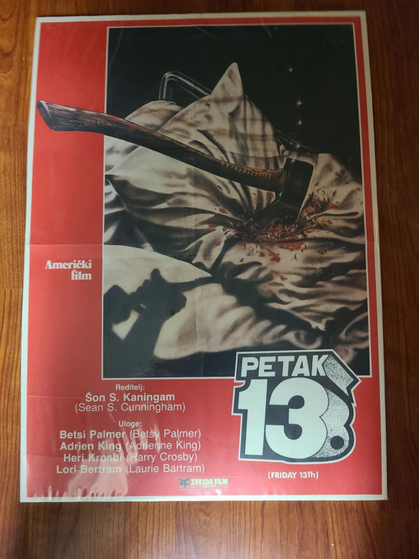 Friday The 13th 1980 Yugo/Turkish