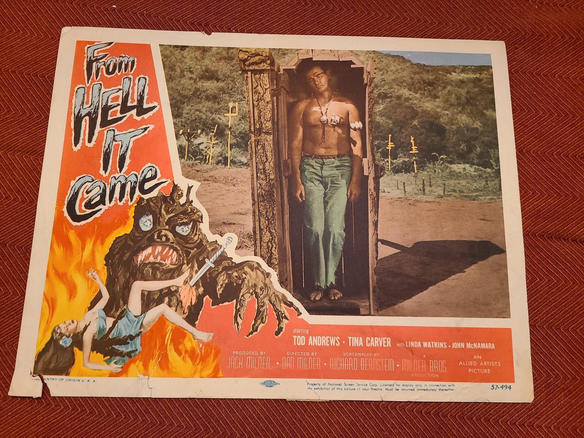 From Hell It Came 1957 Scifi/Horror