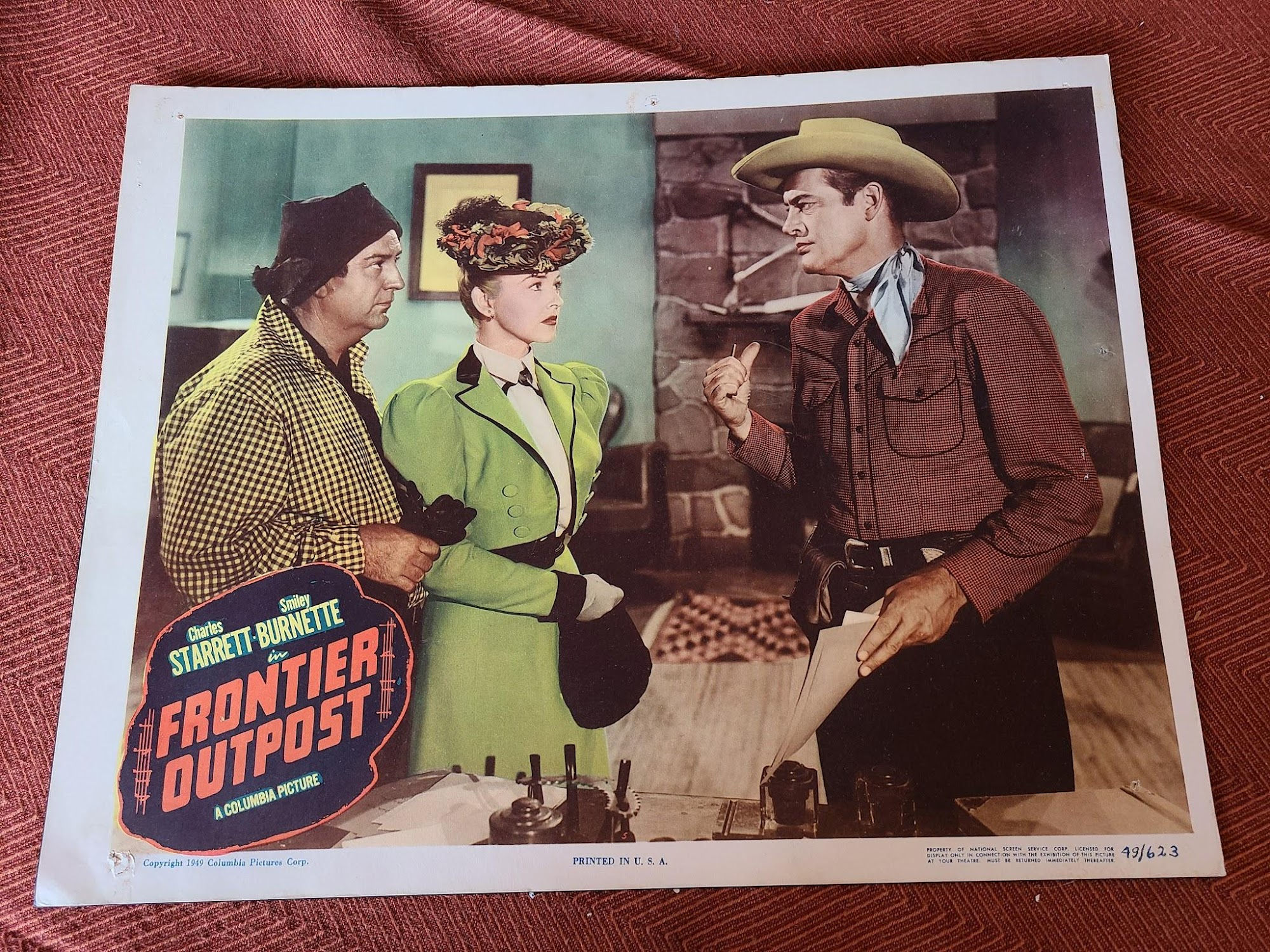 Frontier Outpost 1949 Western Lobby Cards