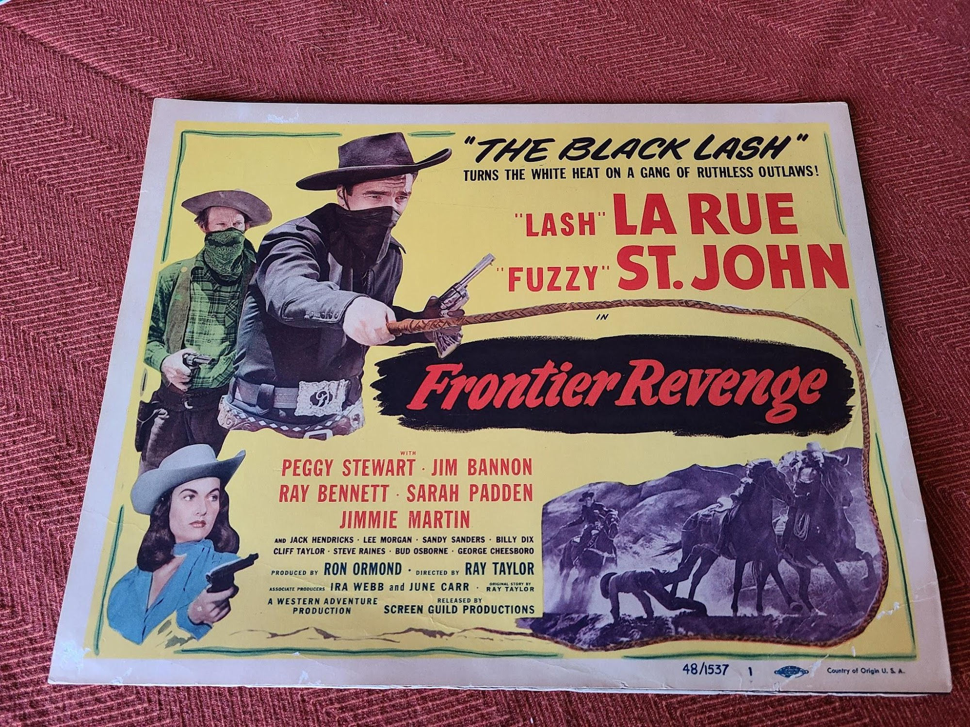 Frontier Revenge 1948 Western Lobby Cards