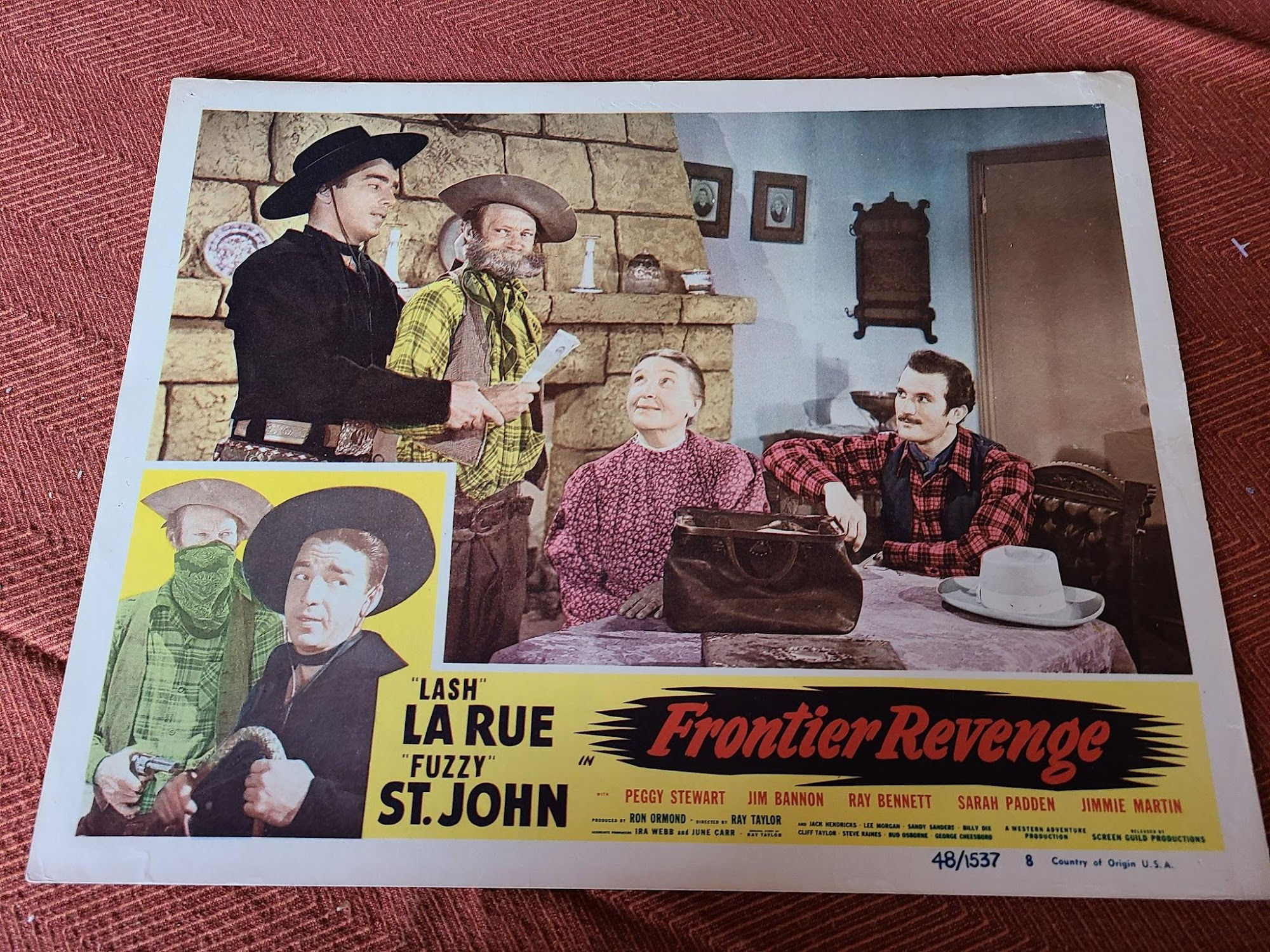 Frontier Revenge 1948 Western Lobby Cards