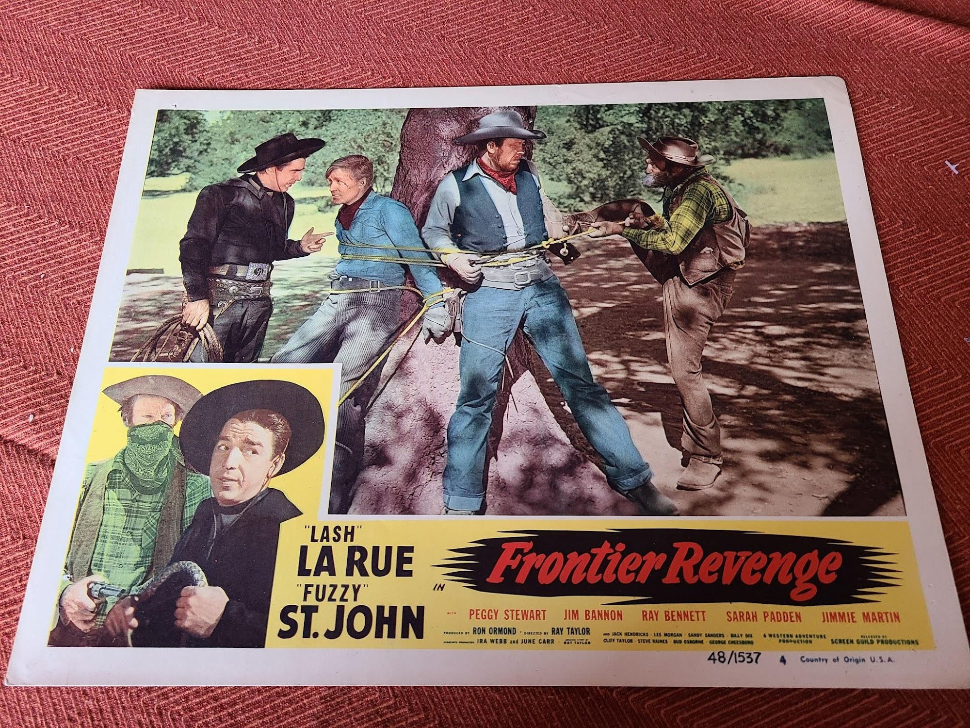 Frontier Revenge 1948 Western Lobby Cards