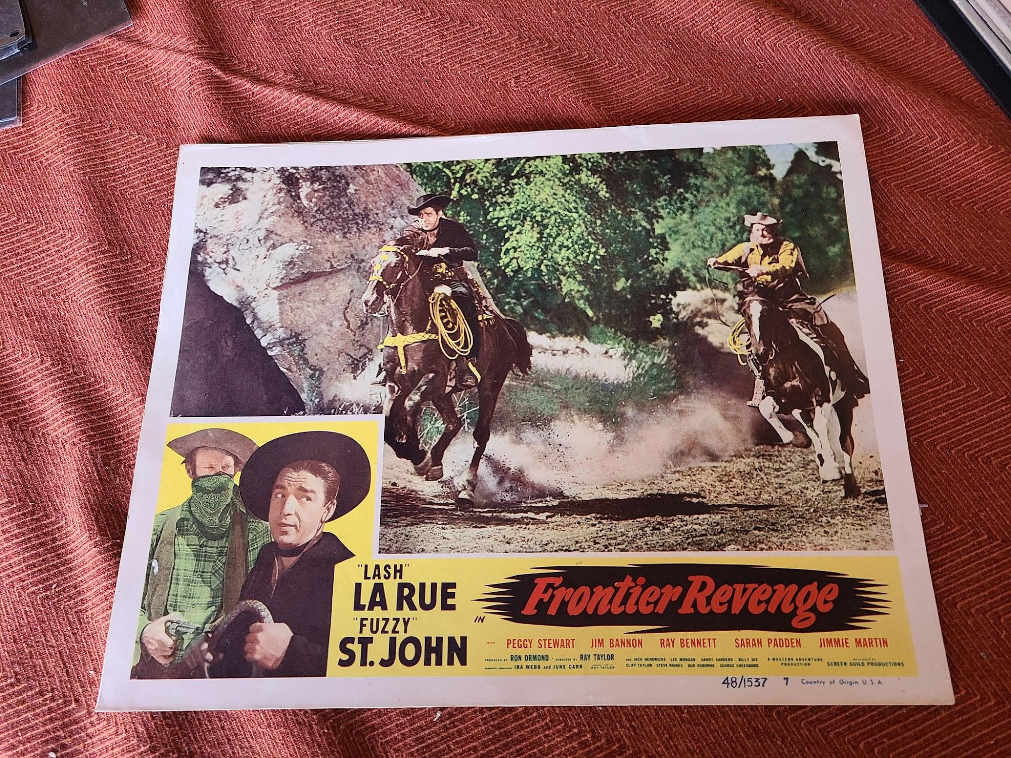 Frontier Revenge 1948 Western Lobby Cards
