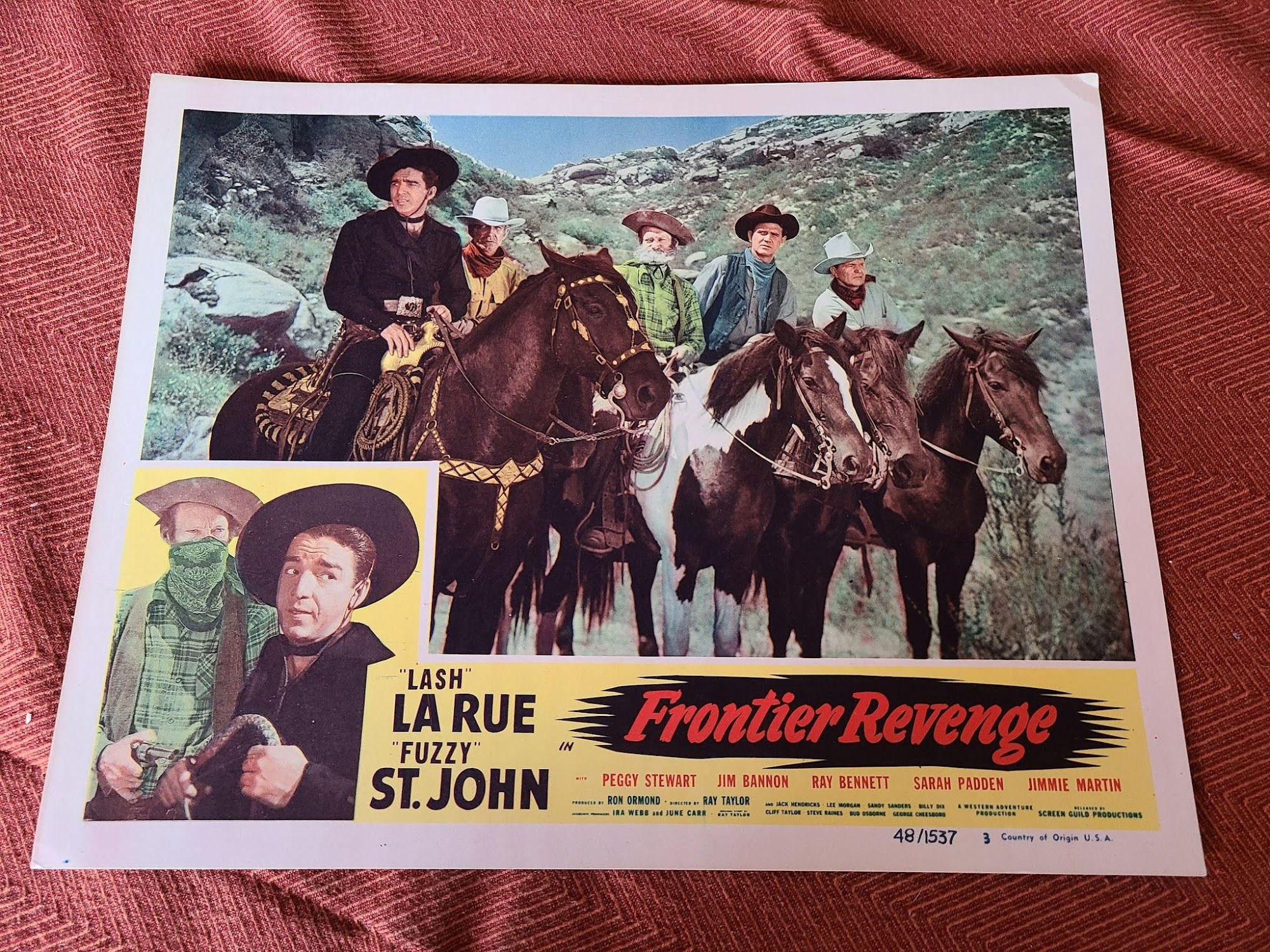 Frontier Revenge 1948 Western Lobby Cards