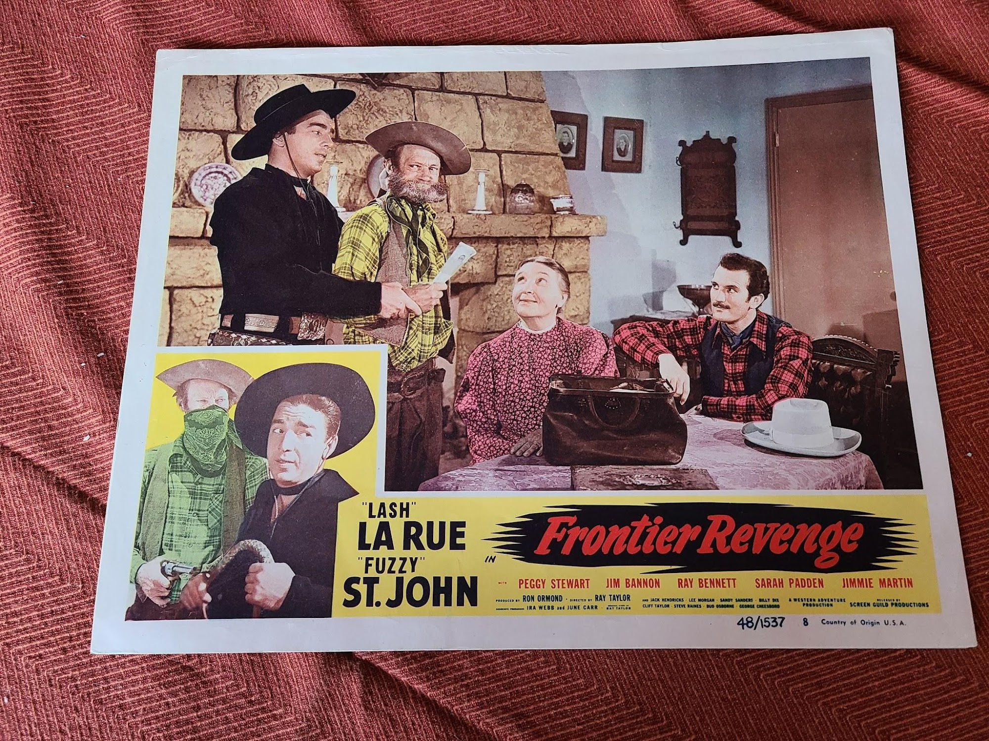 Frontier Revenge 1948 Western Lobby Cards