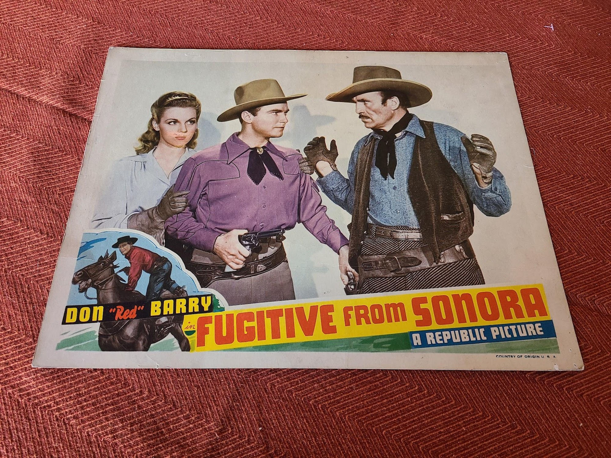 Fugitive From Sonora 1943 Western Lobby Cards