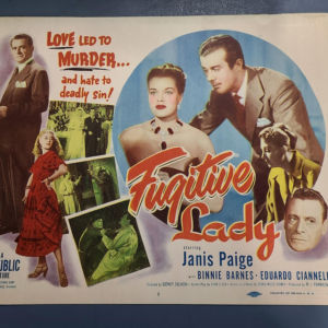 Fugitive Lady 1951 Title Cards