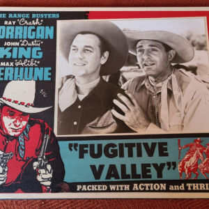 Fugitive Valley 1941 Western Lobby Cards