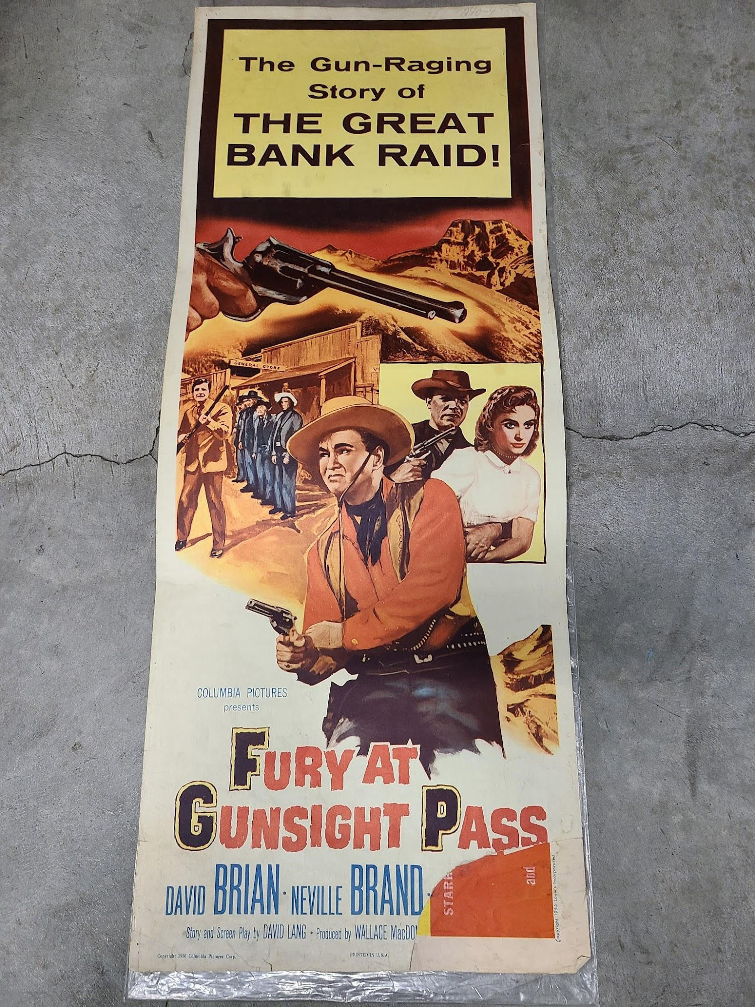 Fury At Gunsight Pass 1956 Inserts