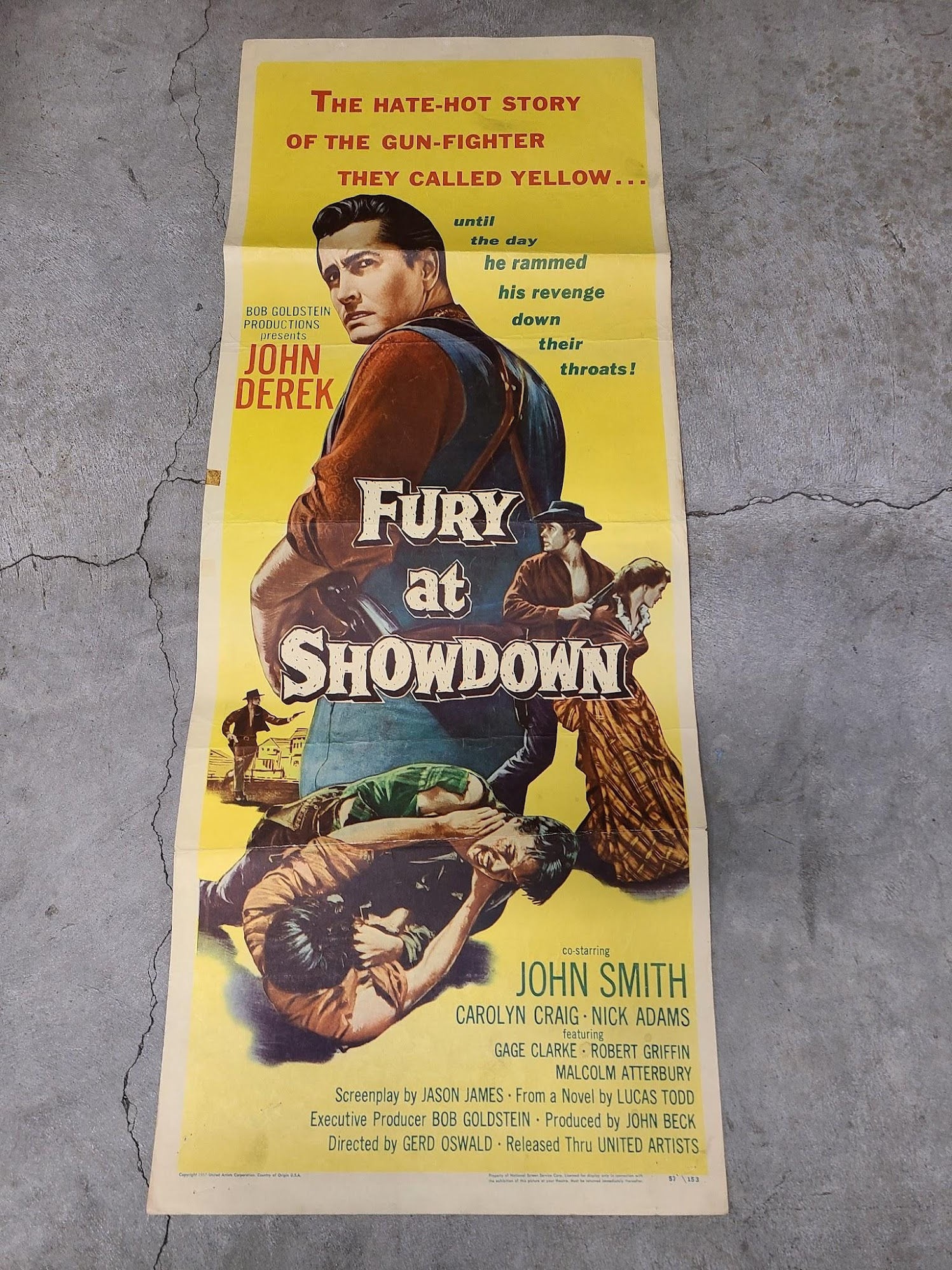 Fury At Showdown 1956 Inserts