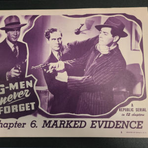 G-Men Never Forget 1948 Serial Lobby Cards