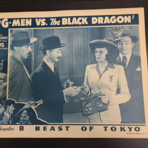 G-Men Vs. The Black Dragon 1943 Serial Lobby Cards
