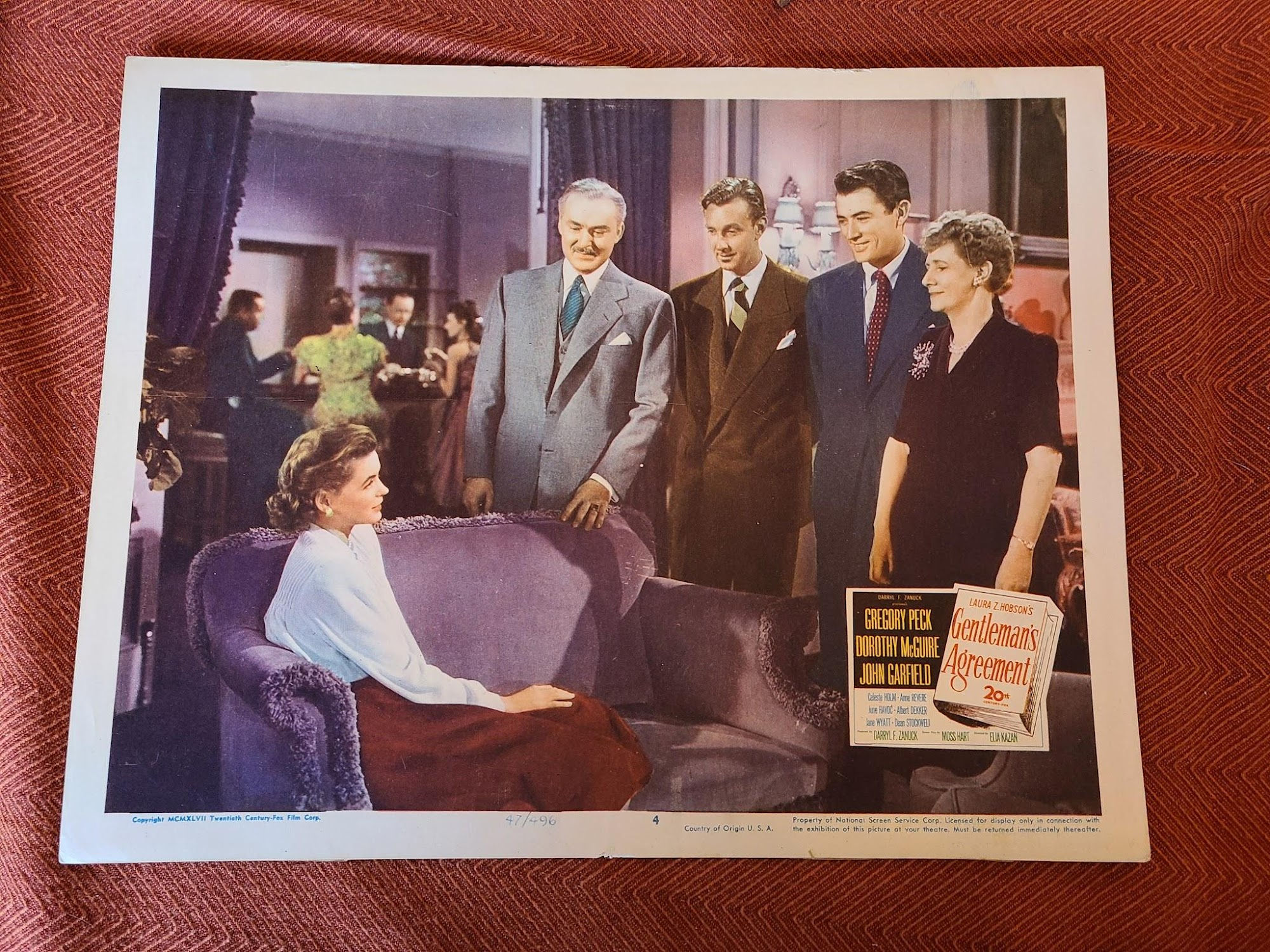 Gentleman's Agreement 1947 General Lobby Cards