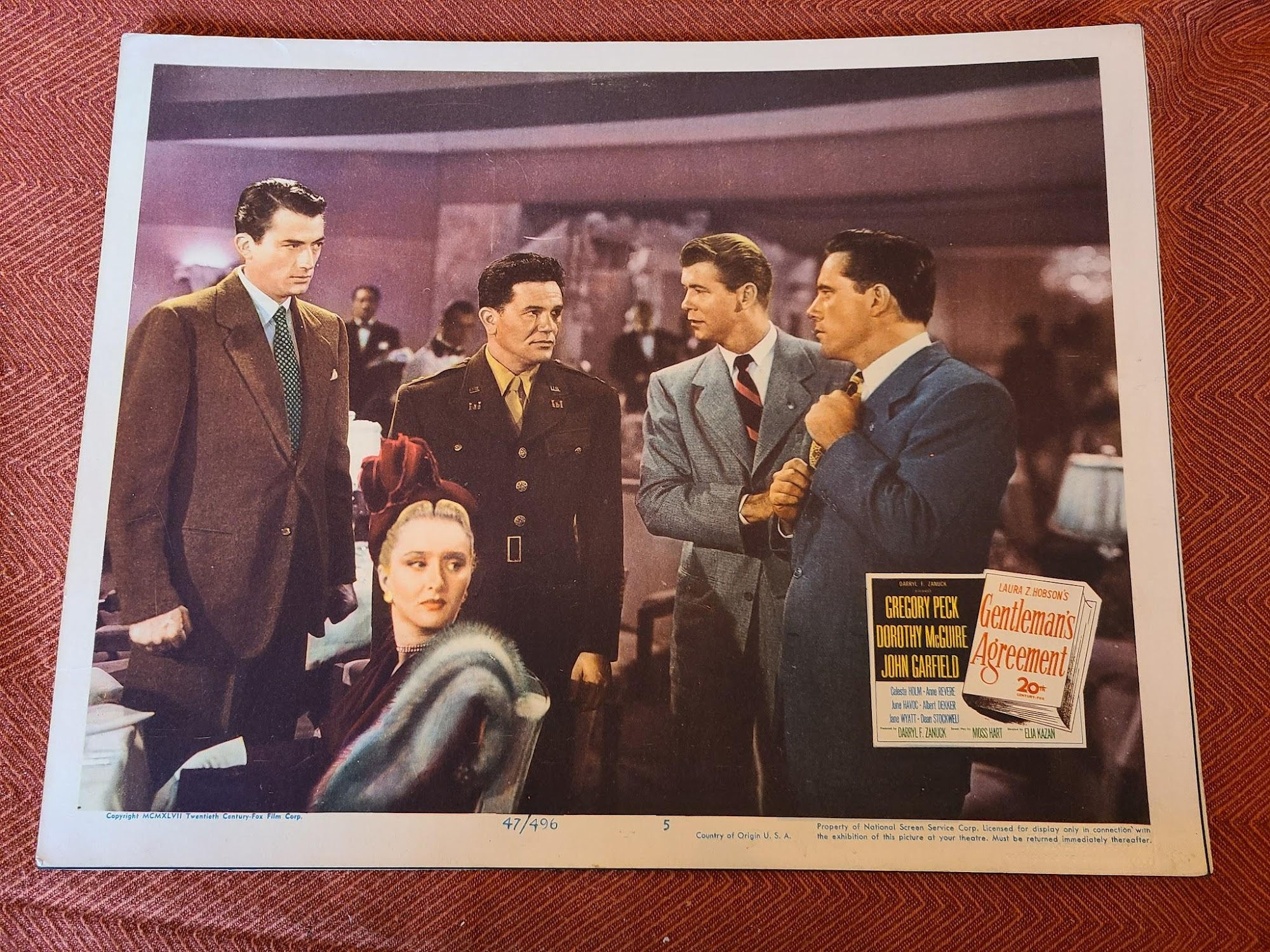 Gentleman's Agreement 1947 General Lobby Cards